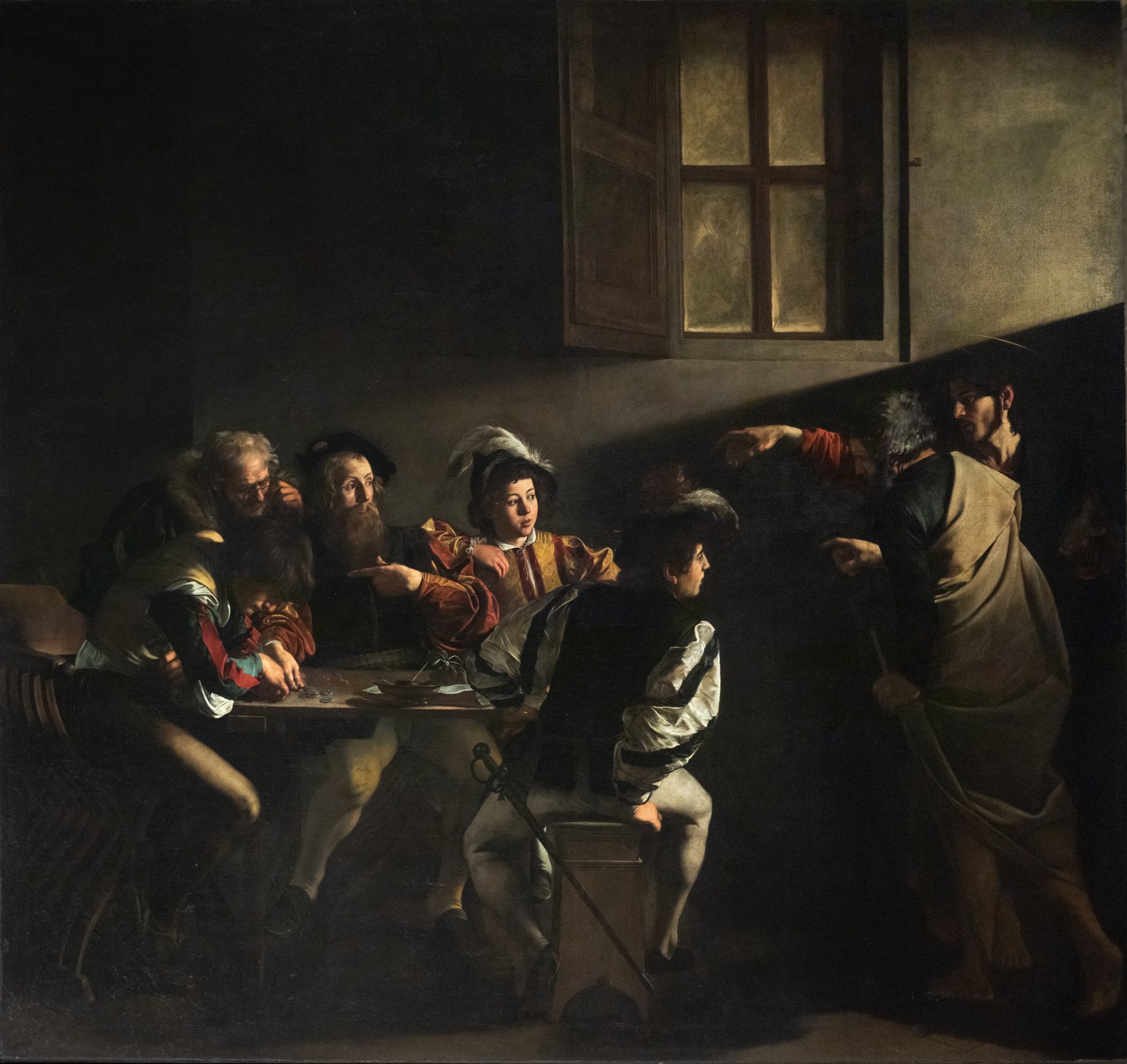 The Calling of Saint Matthew, Caravaggio