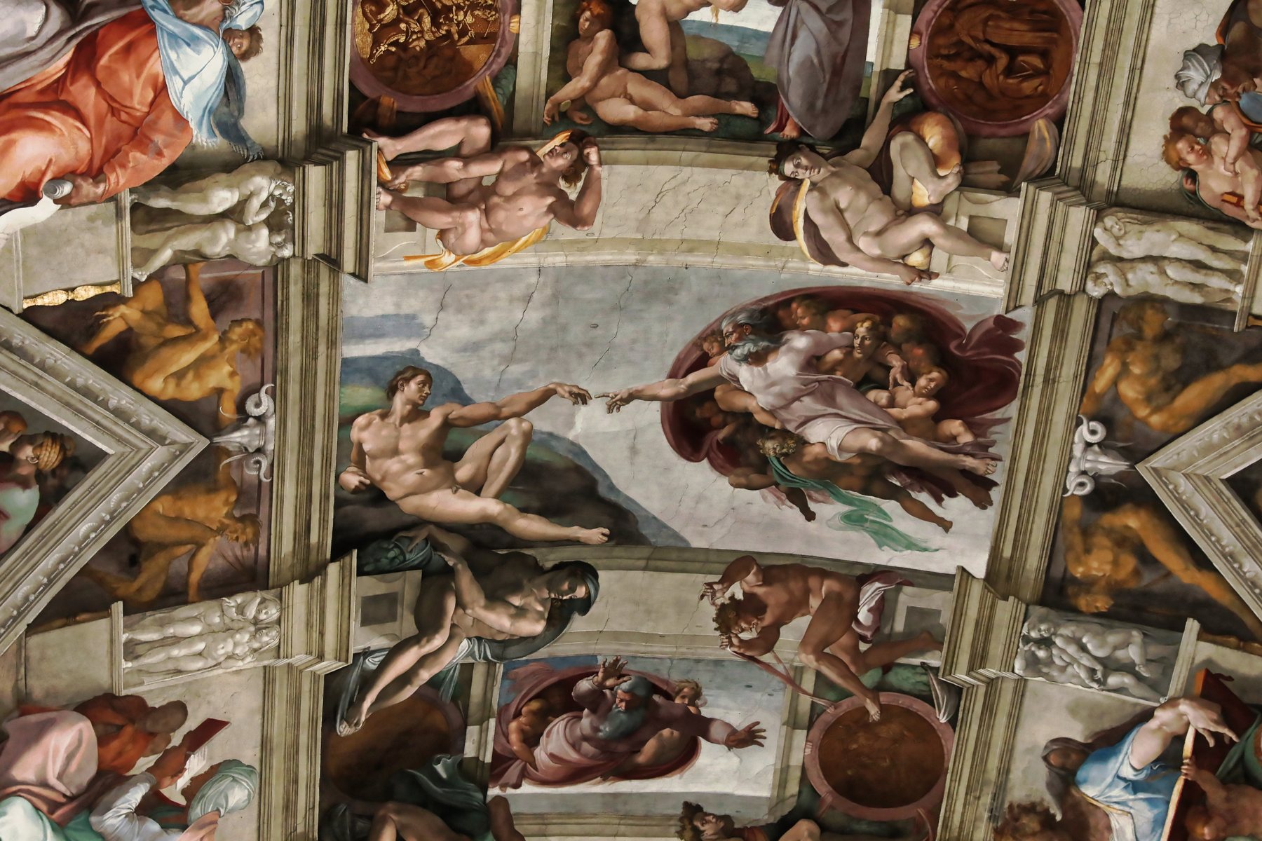 The Creation of Adam, Michelangelo Buonarroti