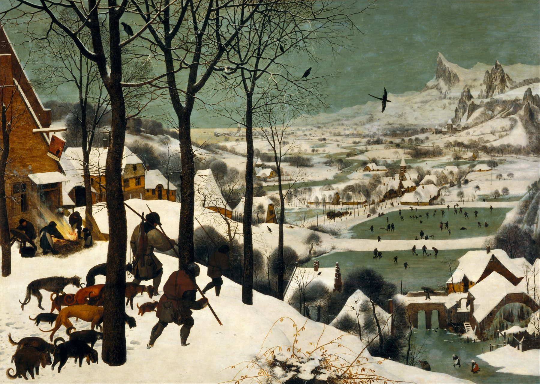 The Hunters in the Snow, Pieter Bruegel the Elder