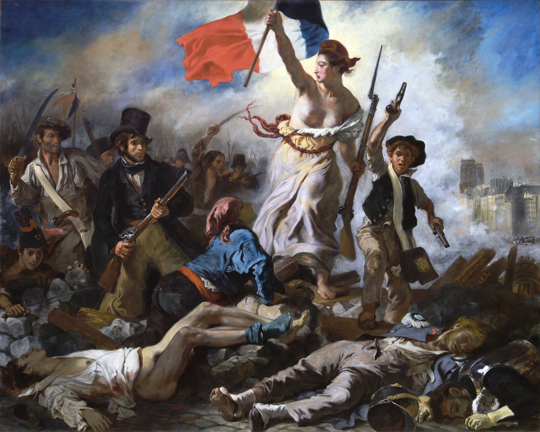 Liberty Leading the People, Eugène Delacroix