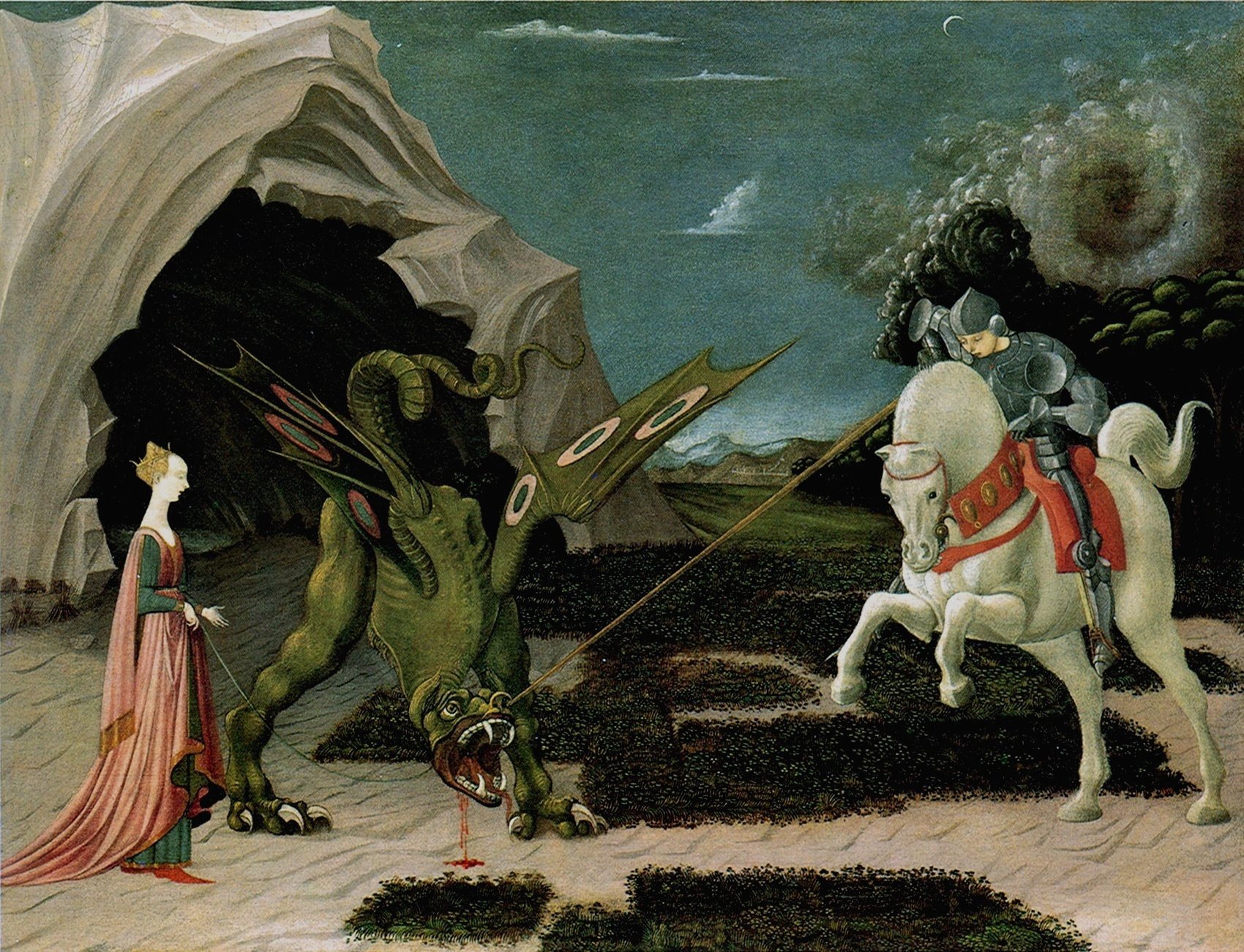 Saint George and the Dragon, Paolo Uccello