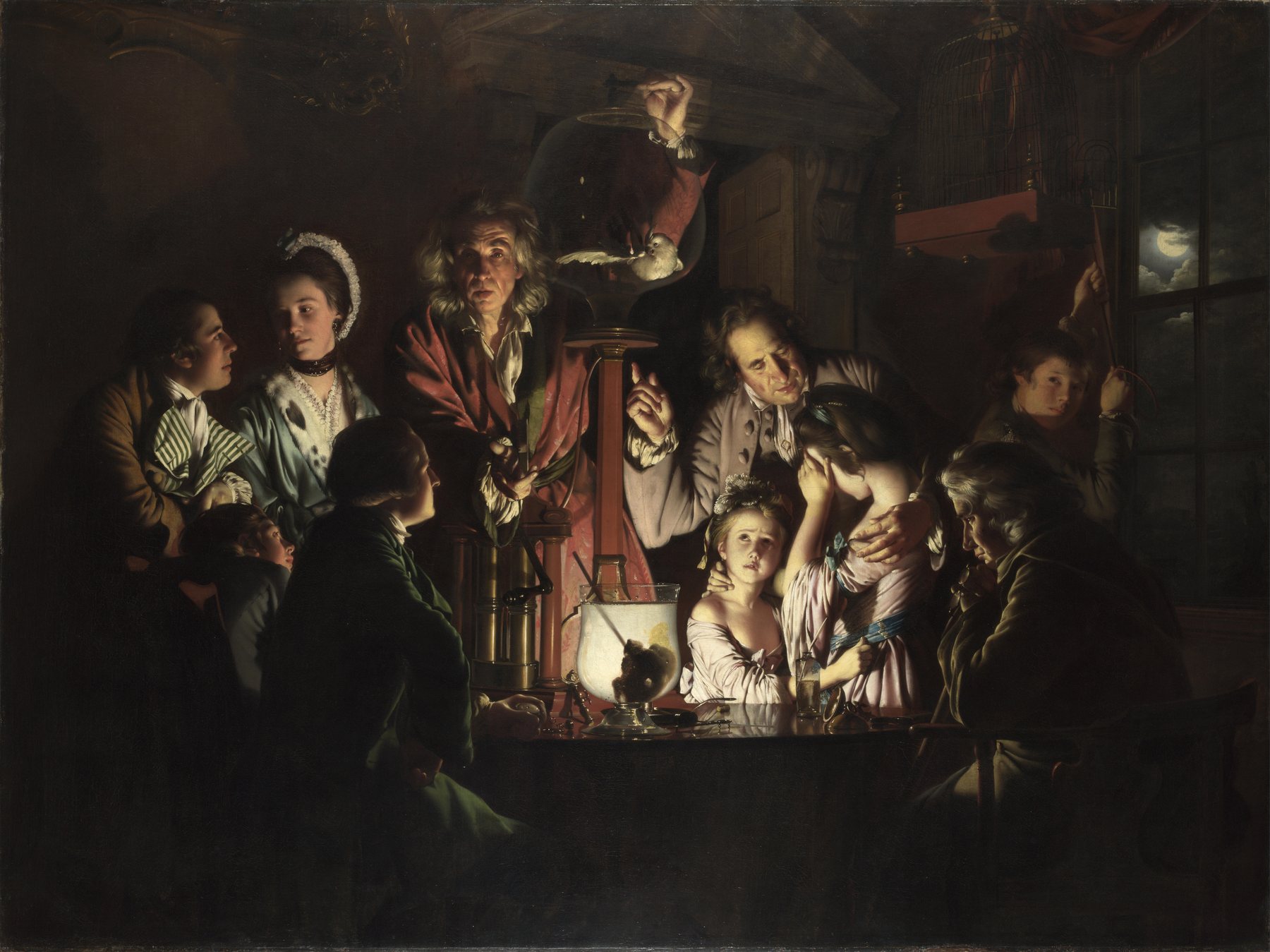 An Experiment on a Bird in the Air Pump, Joseph Wright of Derby