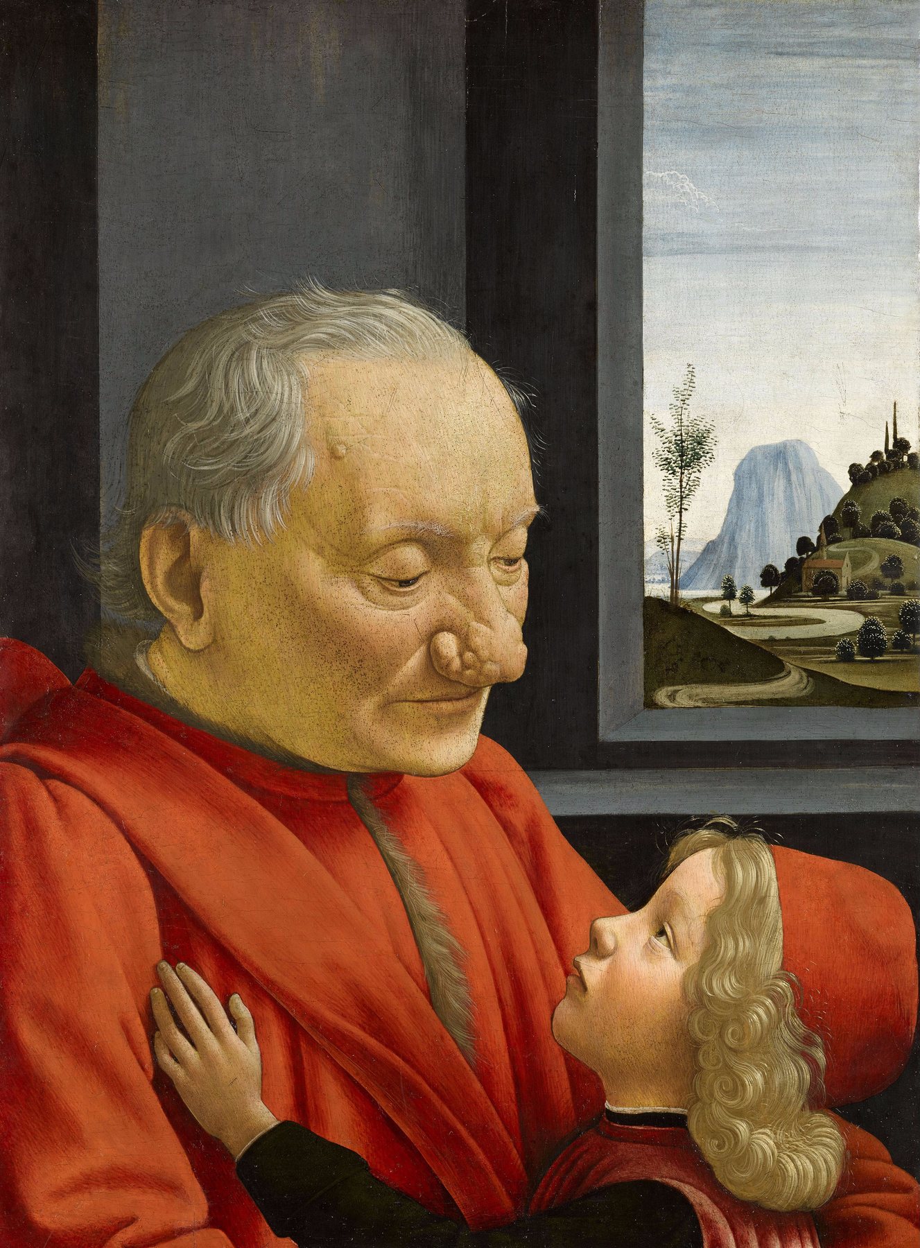 Portrait of an Old Man and his Grandson, Domenico Ghirlandaio