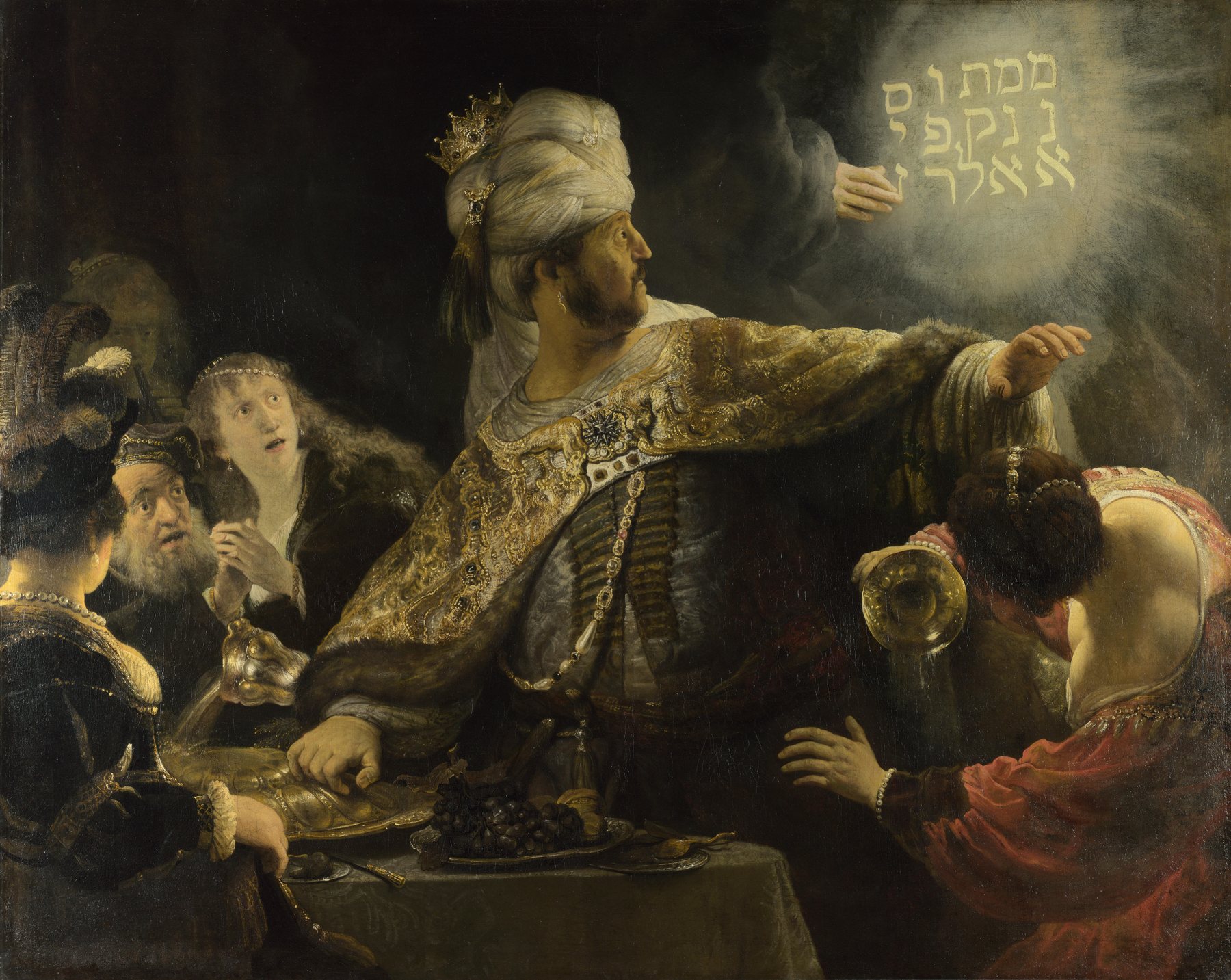 Belshazzar's Feast, Rembrandt van Rijn