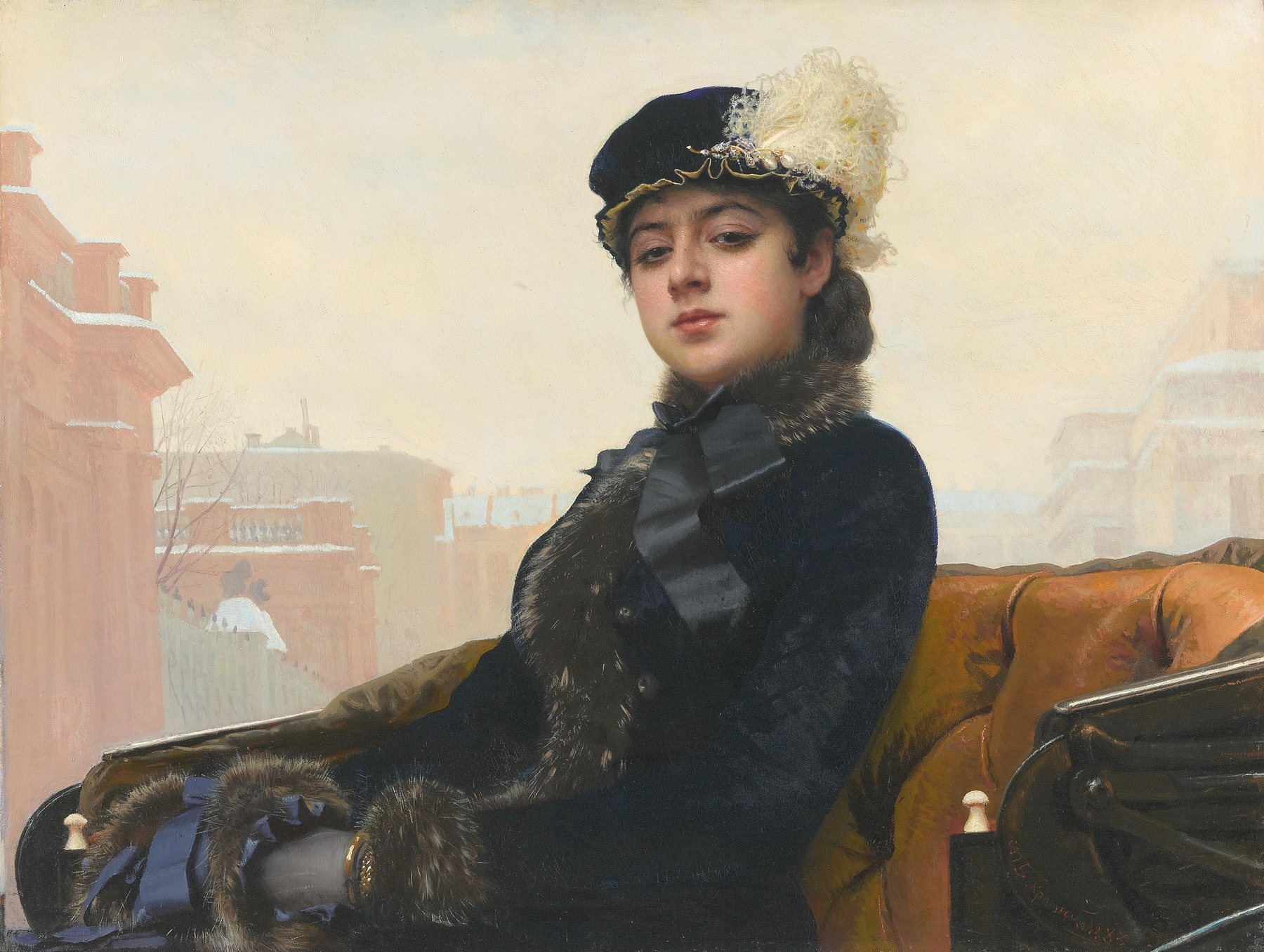 Portrait of an Unknown Woman, Ivan Kramskoi