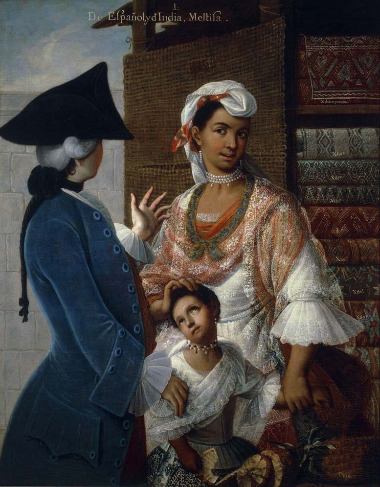 De Español y de India, Mestiza (Casta Painting), Miguel Cabrera