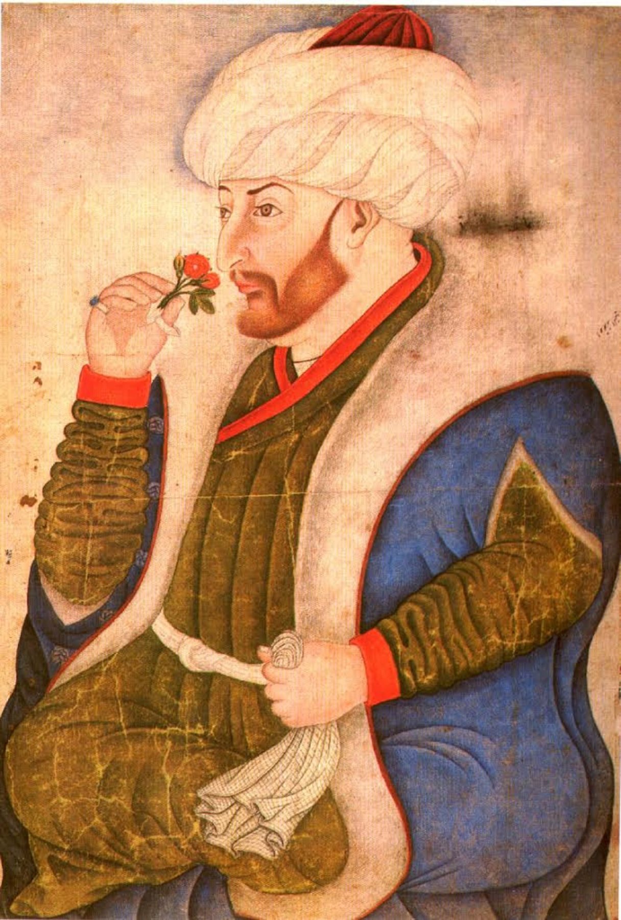 Portrait of Sultan Mehmed II, Nakkaş Sinan Bey (attributed)