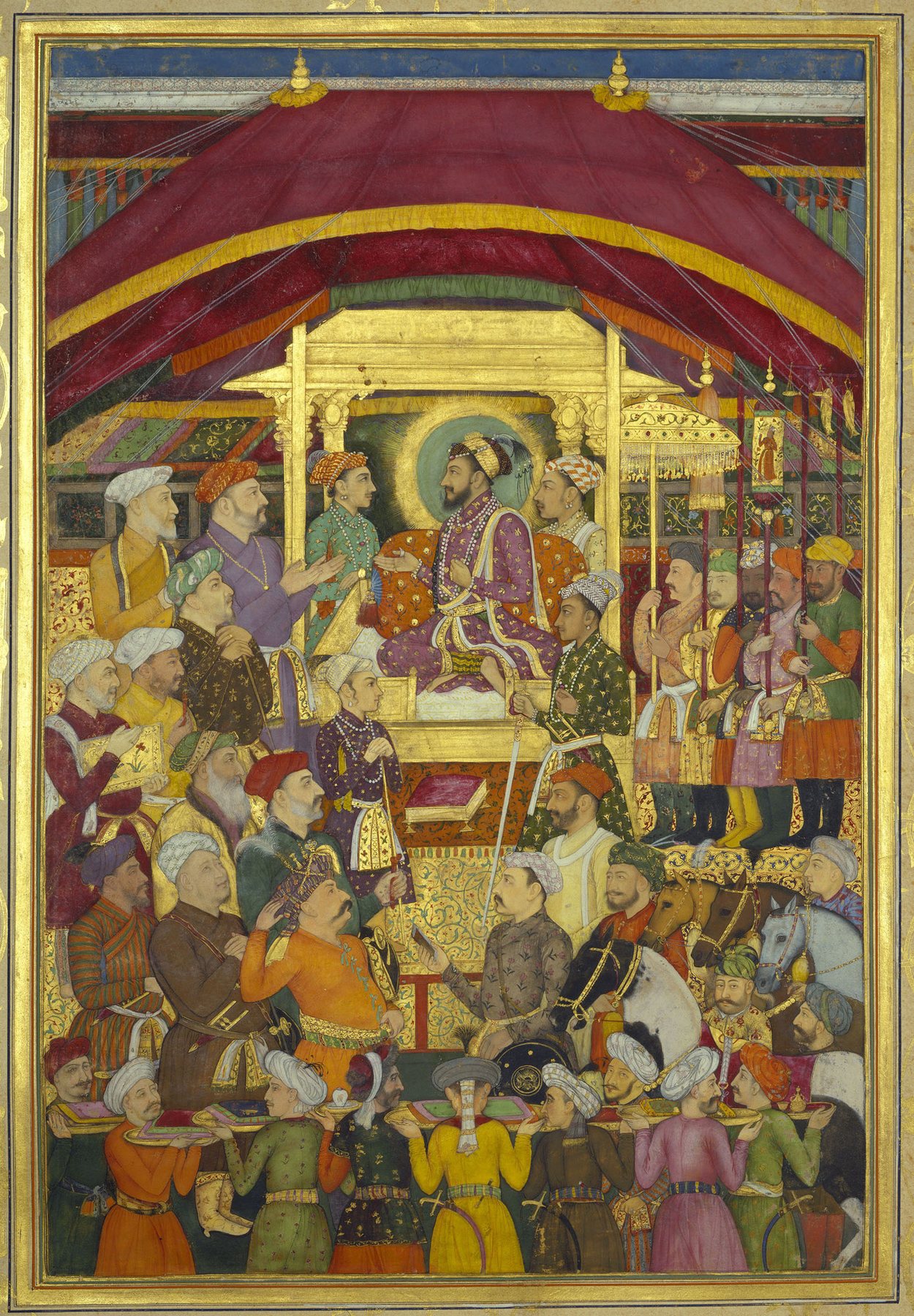 Shah-Jahan Receiving the Persian Ambassador, Payag