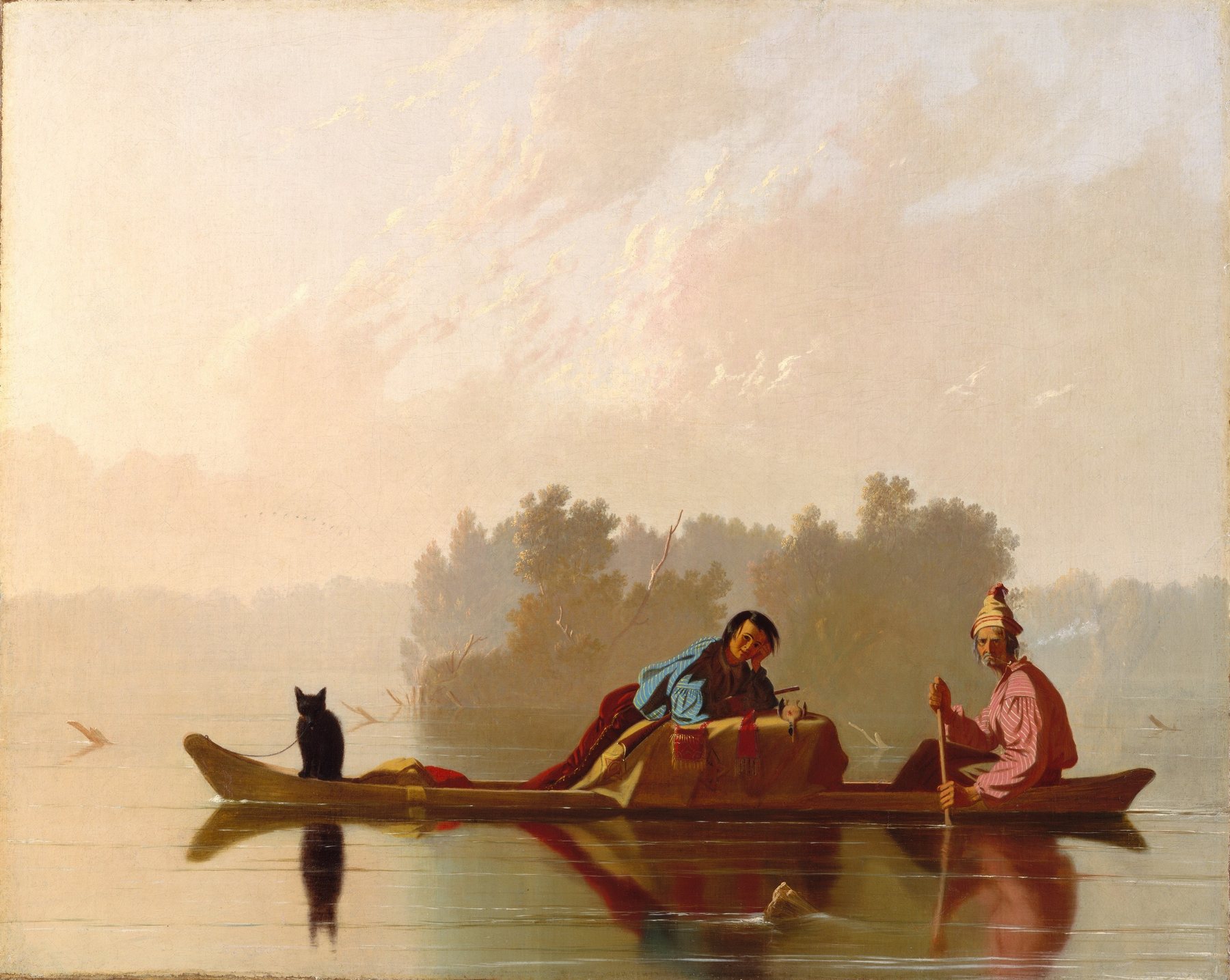 Fur Traders Descending the Missouri, George Caleb Bingham