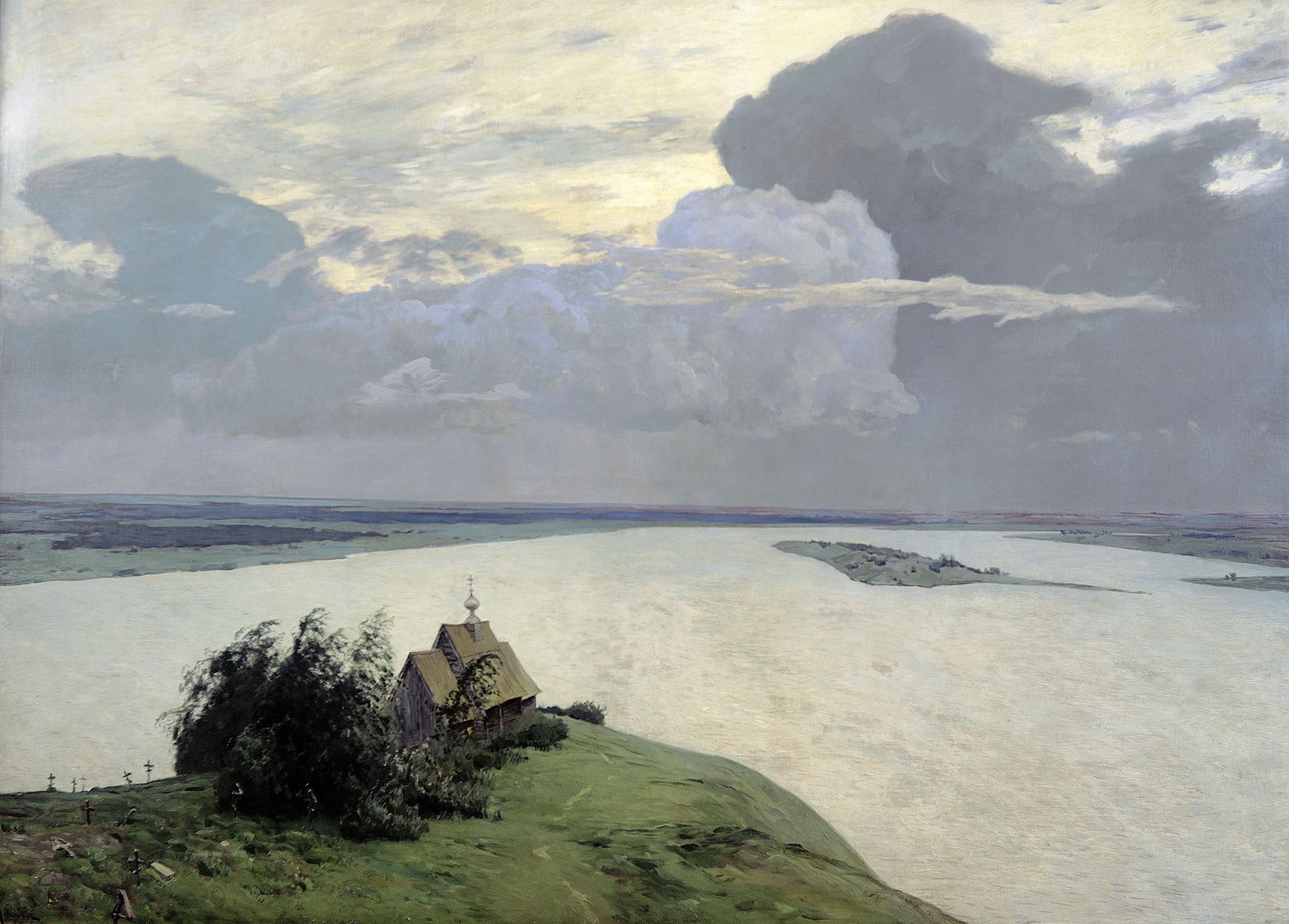 Above Eternal Peace, Isaac Levitan